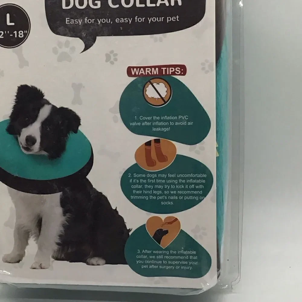 NIB Bilibara Inflatable Dog Collar